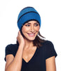 Alpaca Beanie Hat - Color Block - Azul by Shupaca