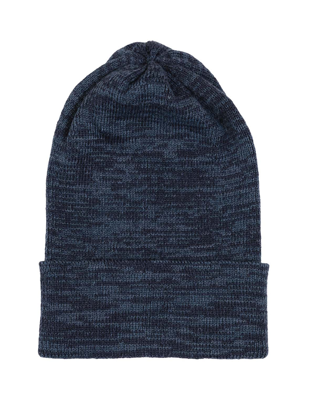 Deep Navy alpaca beanie in Cascade with denim blue tones, Shupaca