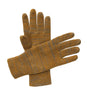 Desert Camel alpaca gloves with amber and sandy beige, Shupaca