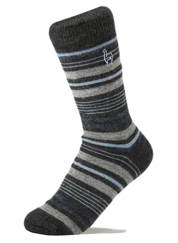 Alpaca Socks - Stripe - Azul by Shupaca