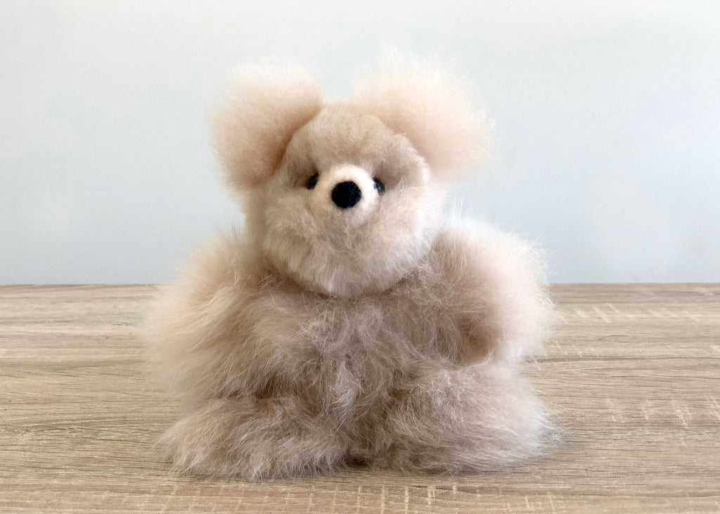 Alpaca Stuffed Animal - Bear - Micro 7" by Shupaca