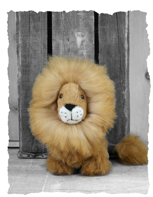 Alpaca Stuffed Animal - Lion 12" by Shupaca