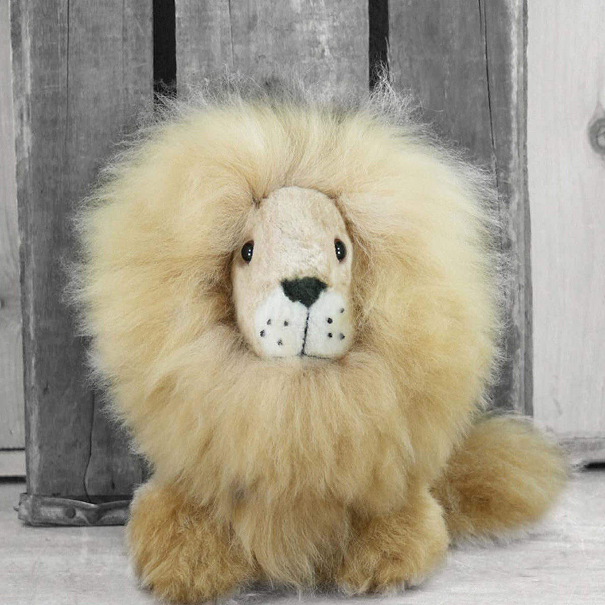 Pack of 3 Lions, Handmade Stuffed Lion, Soft Alpaca Fur Lion, Wholesale Alpaca good Lion, Peruvian Alpaca Toy, Gift Ideas For Kids