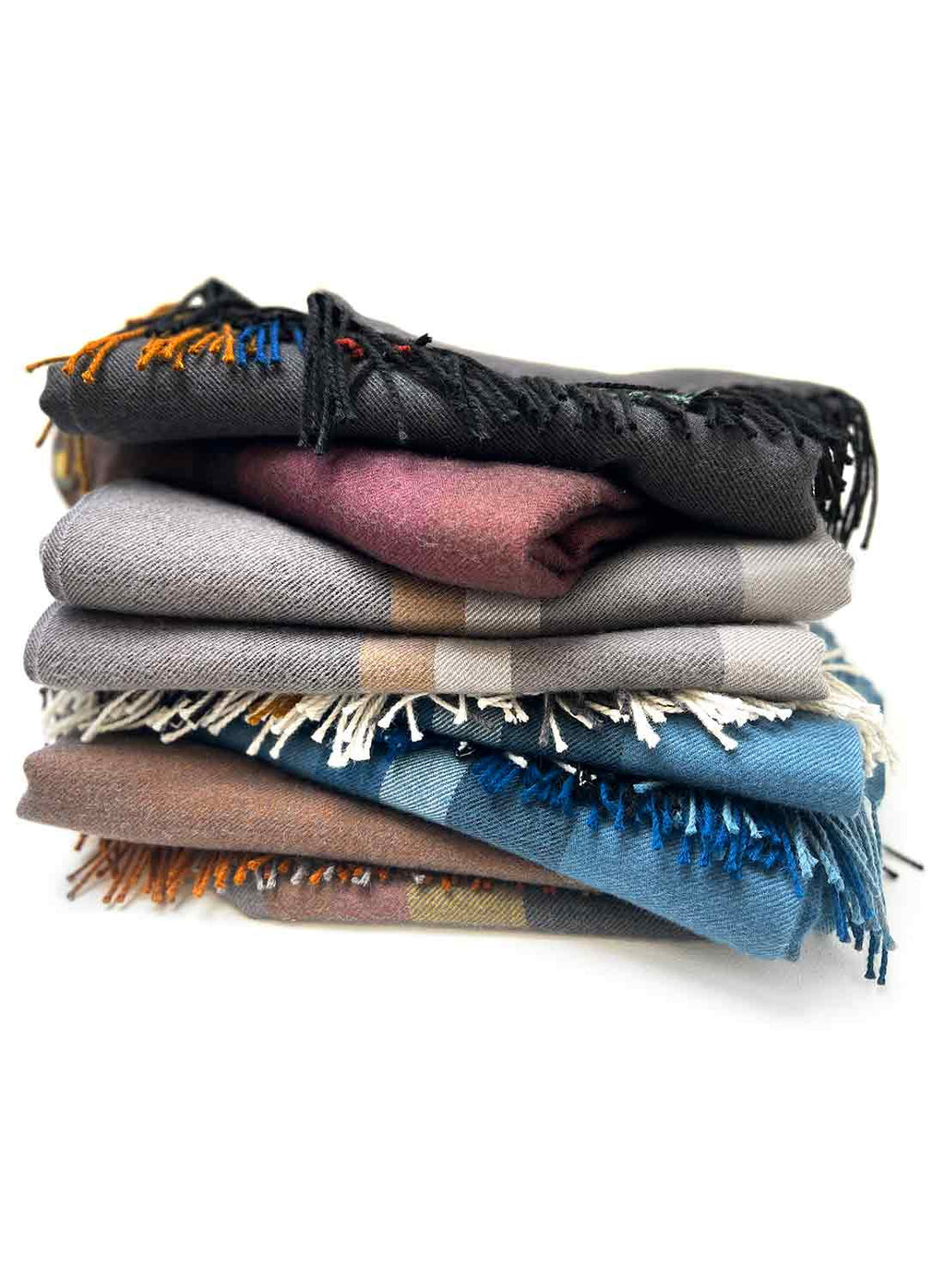 NEW! 100% Baby Alpaca Throw - Dove Tail by Shupaca