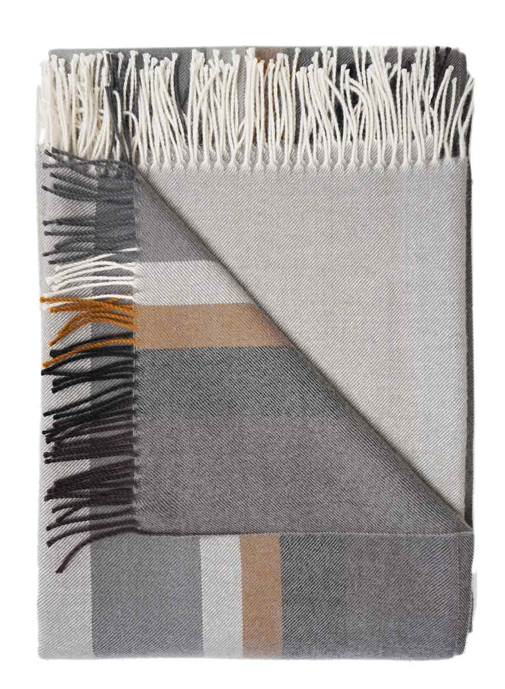 NEW! 100% Baby Alpaca Throw - Dove Tail by Shupaca