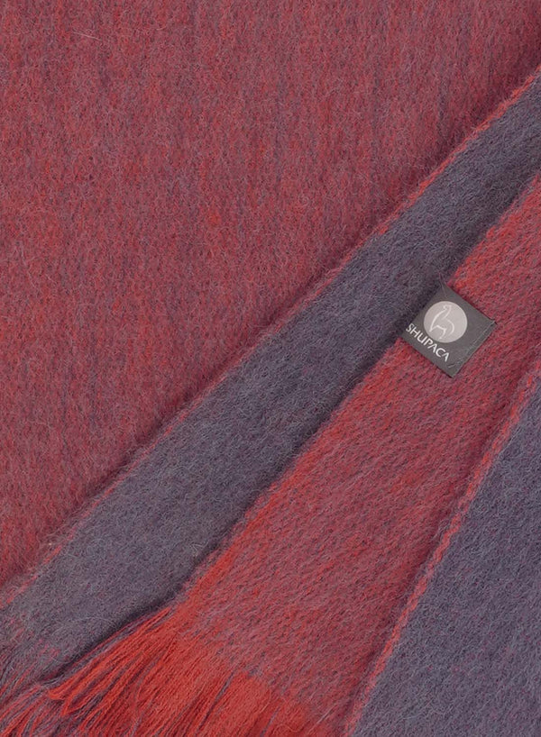NEW! Alpaca Double Sided Throw - Indigo Ember by Shupaca