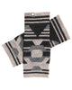 Monochrome alpaca gloves with geometric Incan pattern, Shupaca