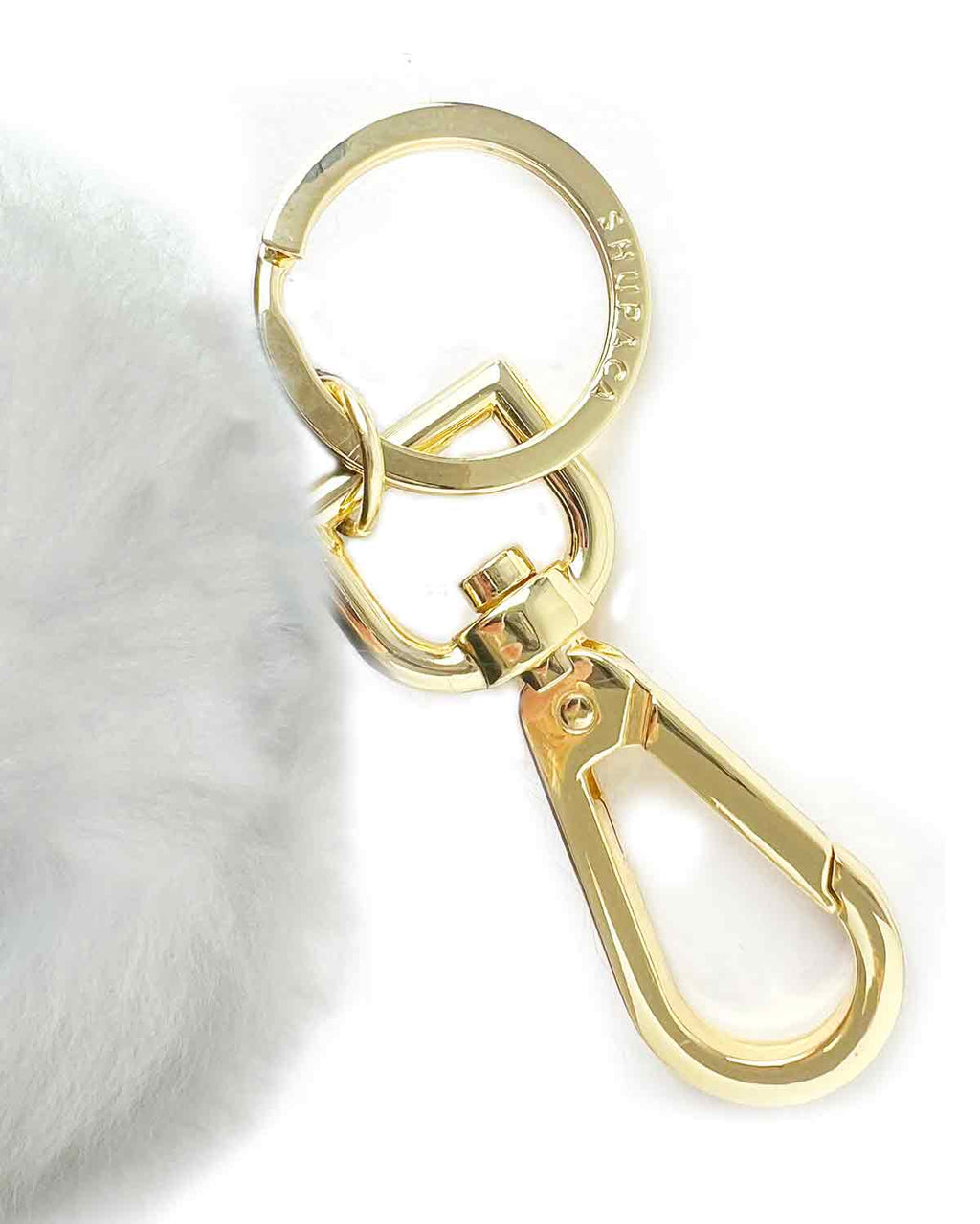 Mini alpaca keychain, 6-inch, in light blue and fuchsia colors, Shupaca