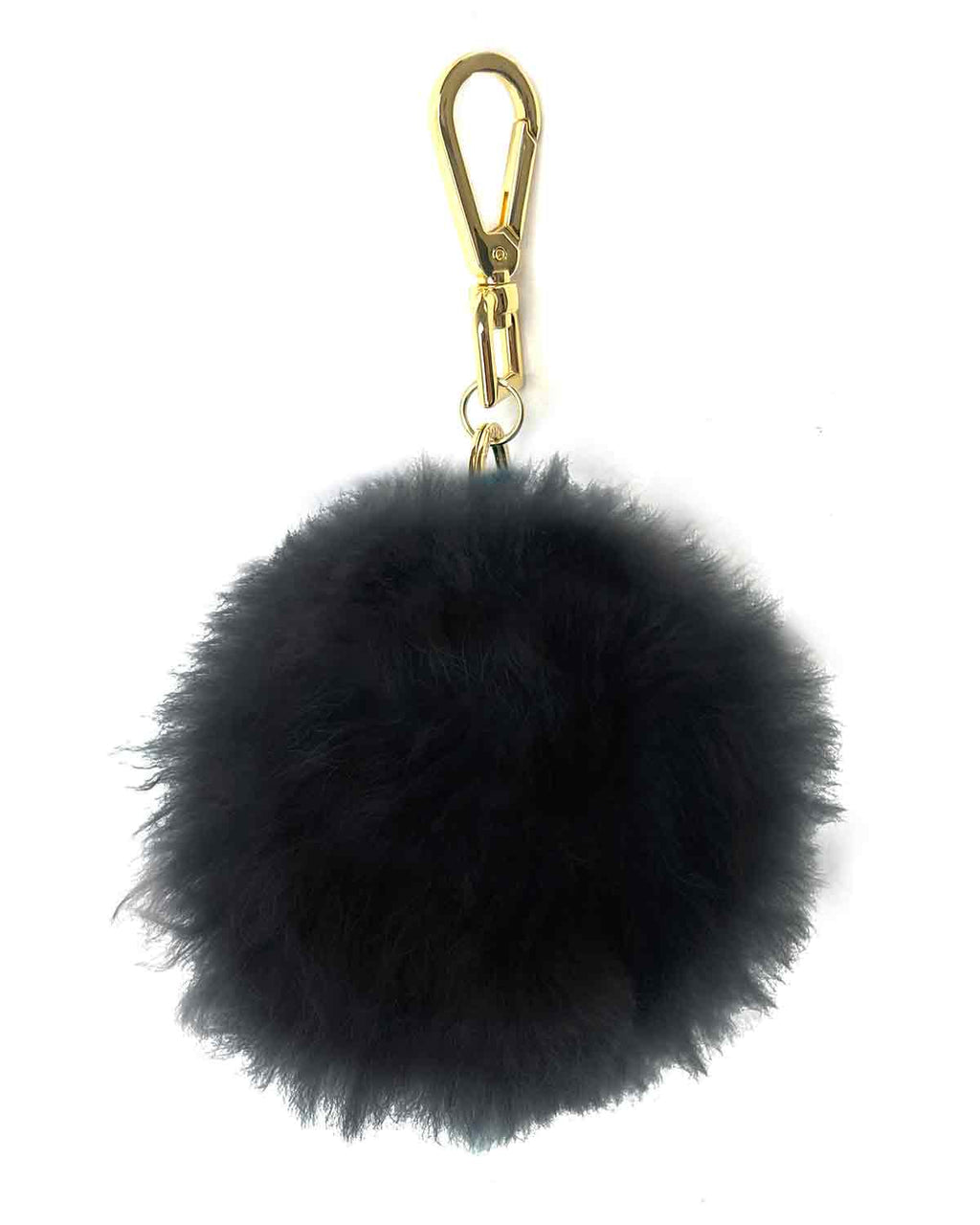 Alpaca pom pom keychain, 6-inch, vibrant colors, Shupaca