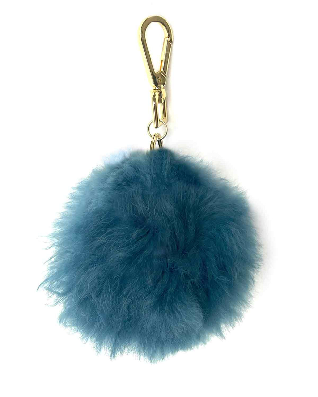 Alpaca pom pom keychain, 6-inch, vibrant colors, Shupaca