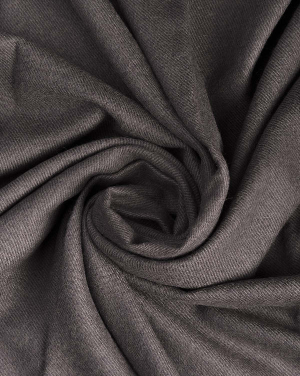 Brown 100% baby alpaca throw blanket in Truffle with charcoal, Shupaca