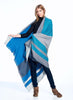 Reversible Alpaca Throw Blanket- Blue Nile by Shupaca