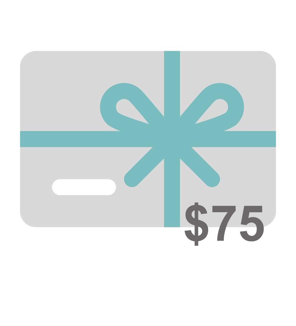 Shupaca $75 gift card