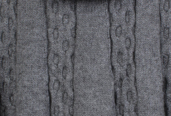 Sweater - Star Knit - Ash - Hood by Shupaca